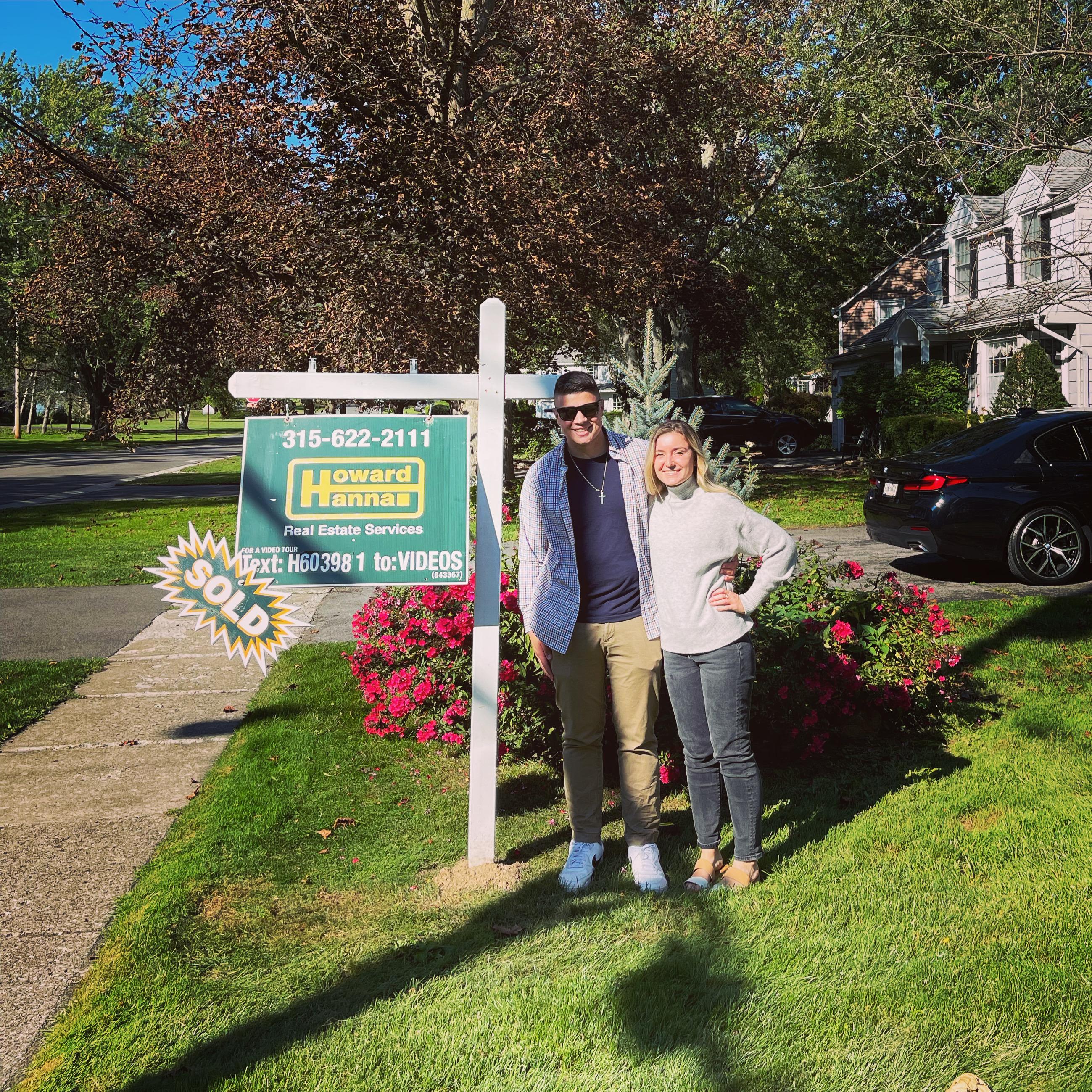 Purchase of our first house, 2021