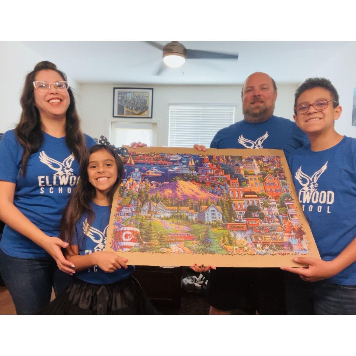Mar 2023 - Building part of World's Largest Puzzle (60,000 pieces)