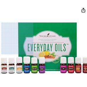 Young Living Everyday Oils Collection – 100% Pure Essential Oil Set, Includes 10 Popular Blends & Singles