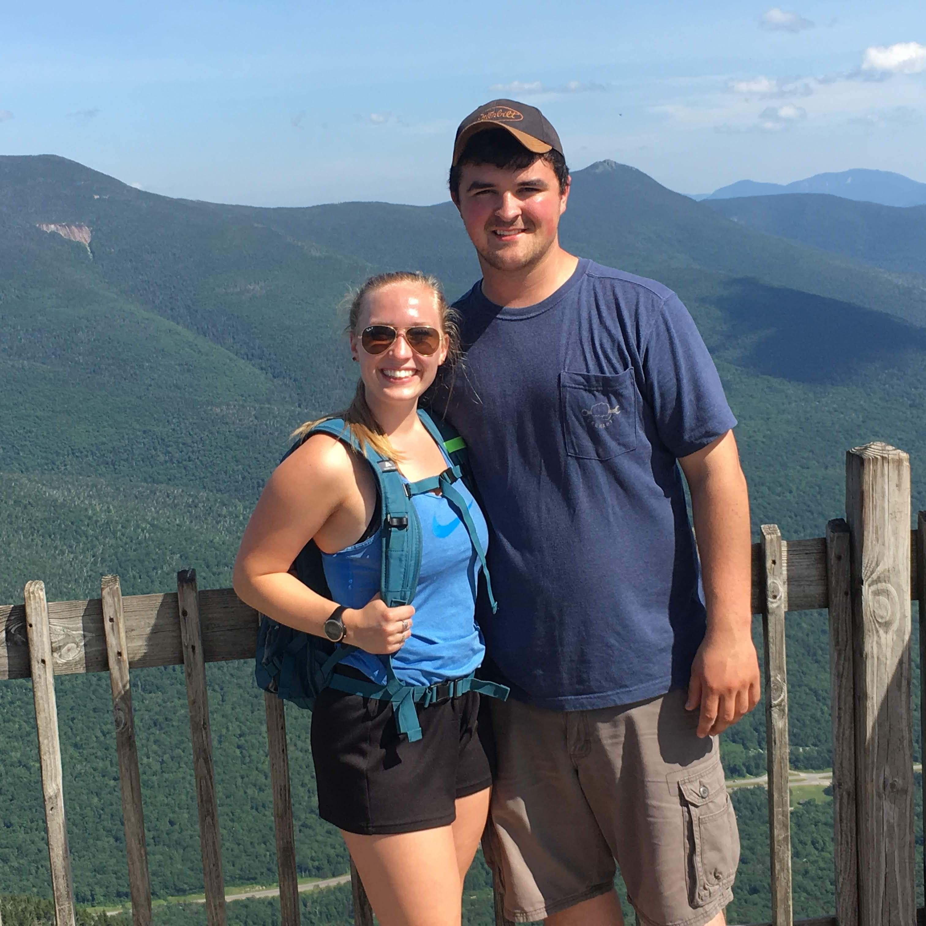 Franconia Notch State Park. NH trip to celebrate Kate buying her first car!
