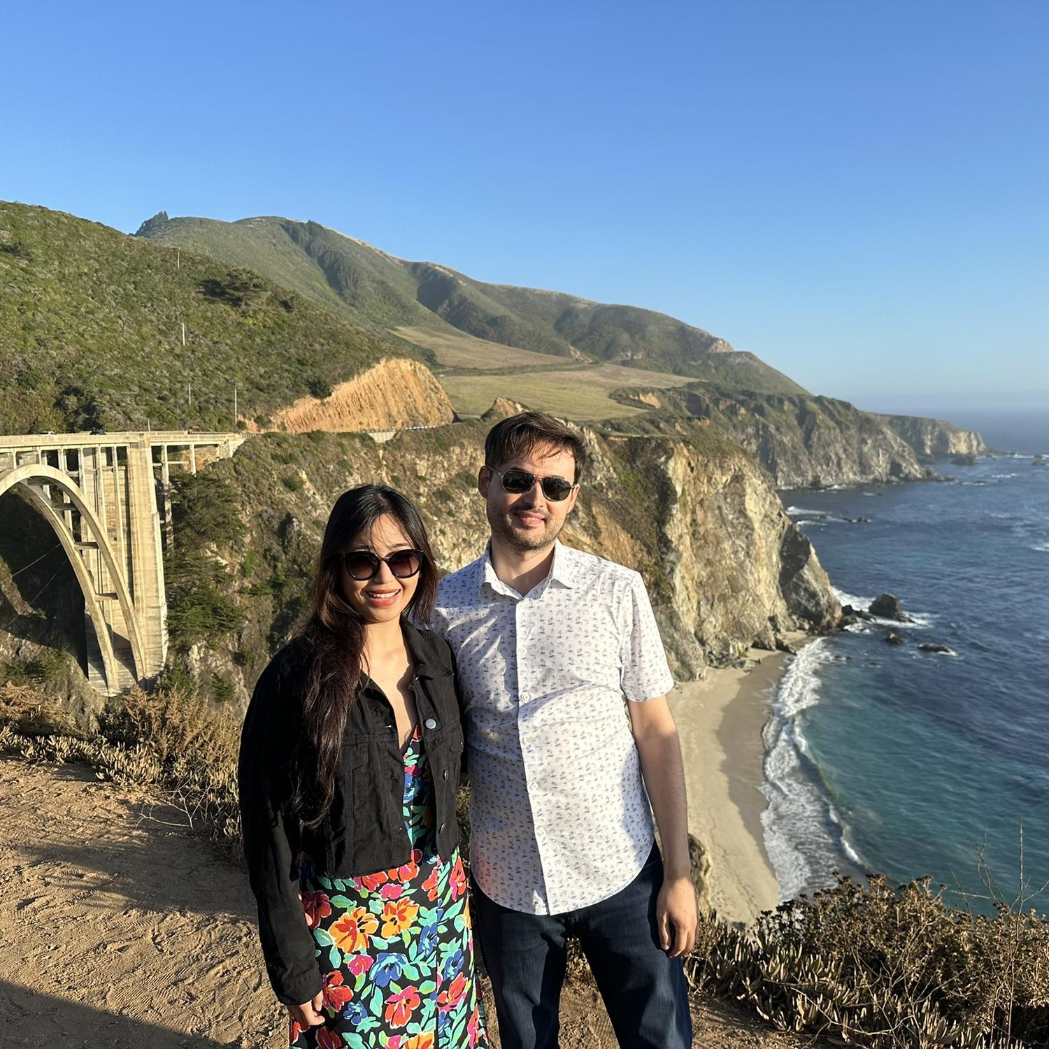 Our first trip together to Big Sur, surrounded by friends and family! August, 2024