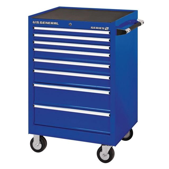 26 in. x 22 In. Single Bank Blue Roller Cabinet