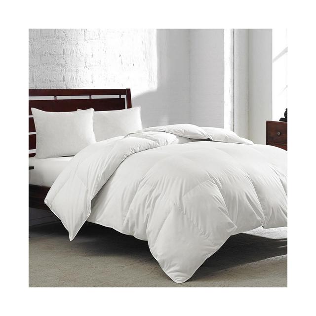 Royal Luxe White Goose Feather & Down 240-Thread Count King Comforter