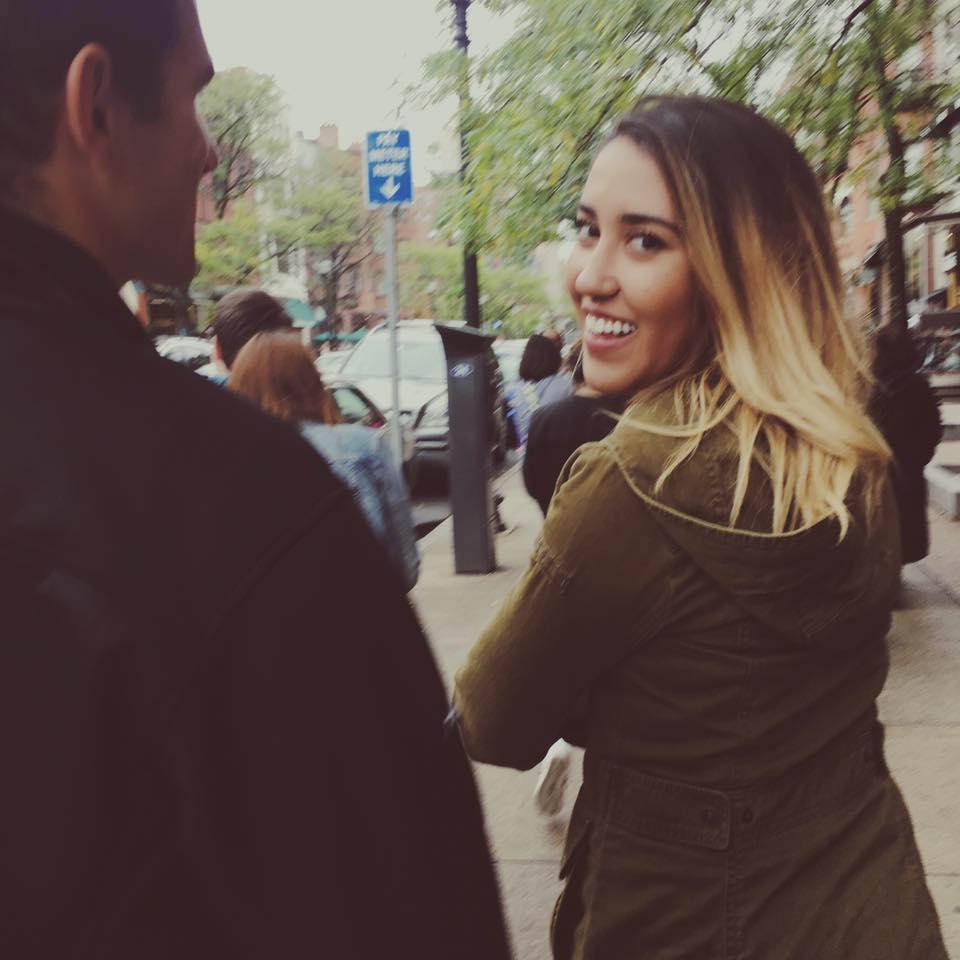 This was taken in October 2016 after Uros met Isabella's parents for the first time in Boston