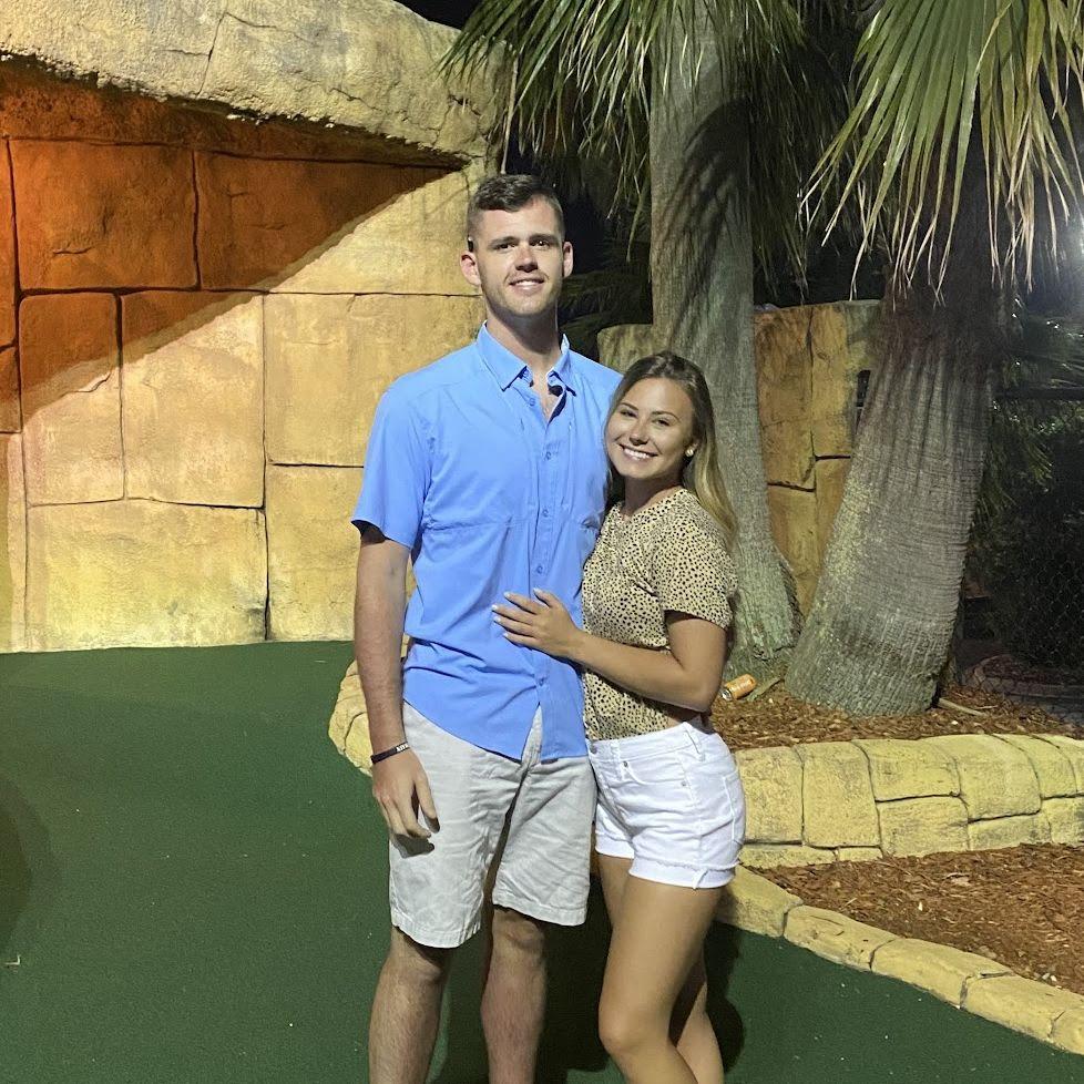 Last mini golf session before picking up Cooper - September 2020