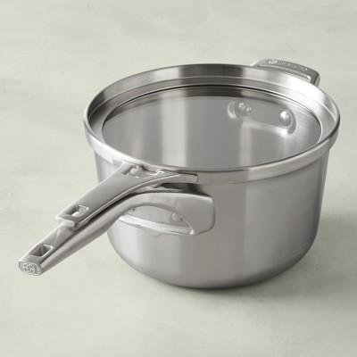 Calphalon Premier Space-Saving Stainless-Steel Sauce Pan