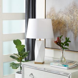 Transitional Geometric Table Lamp