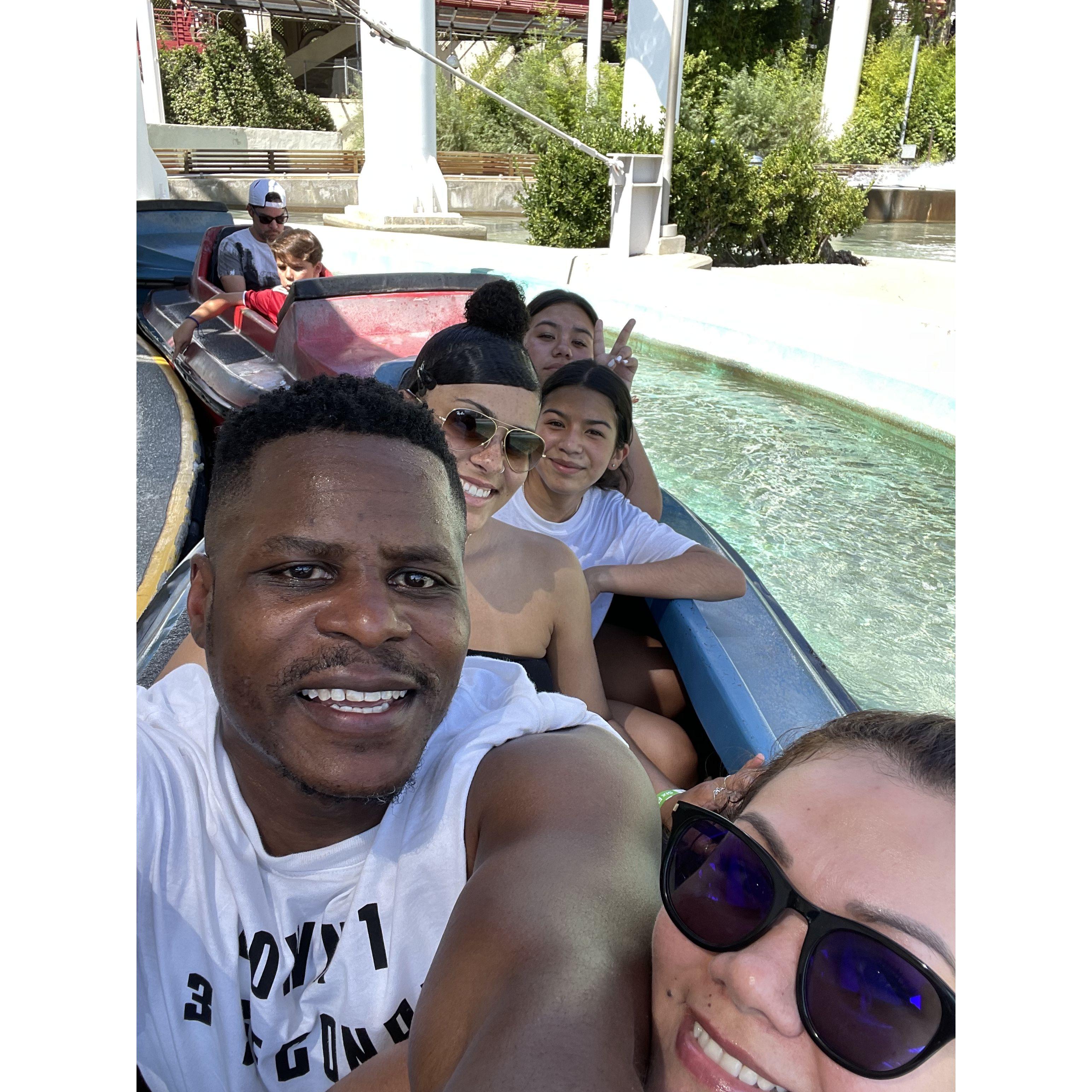 Magic Mountain with the our lil ladies