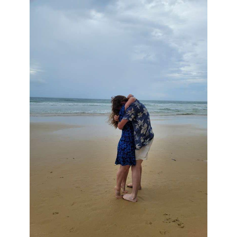 Moments after I said yes