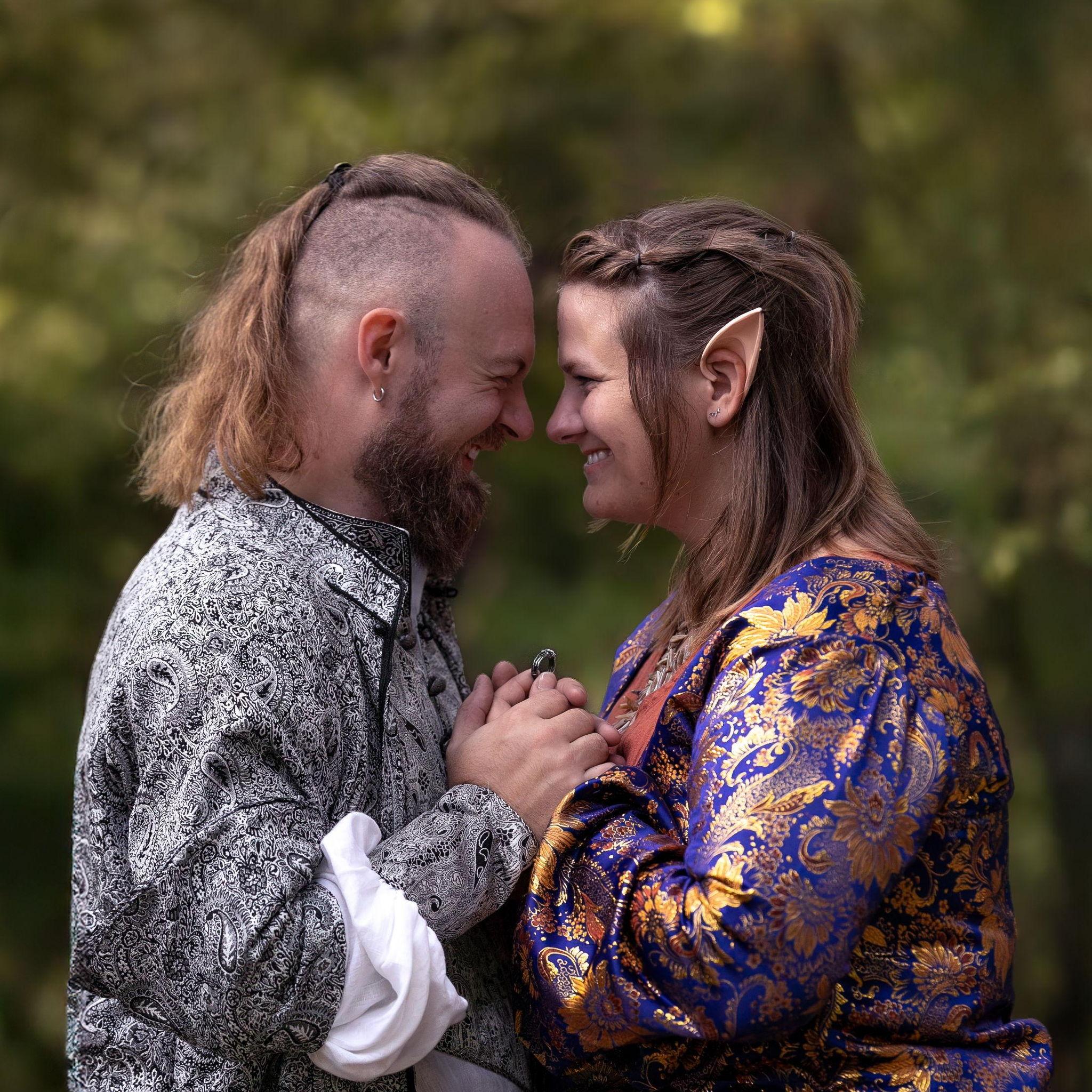 No critical hit needed—Cian just naturally makes Sarah grin every time.