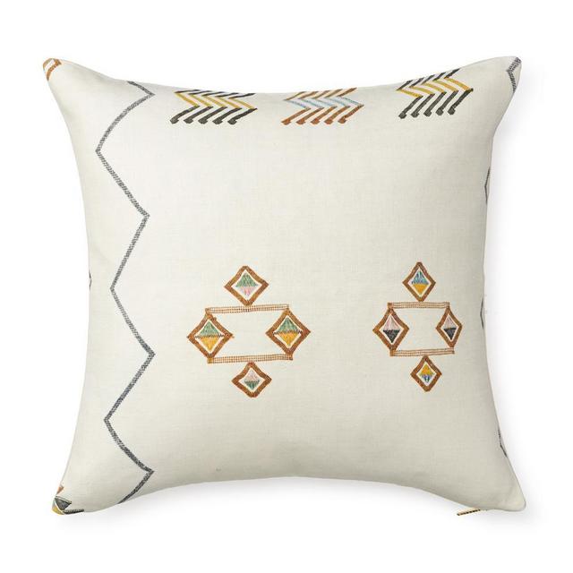 ECRU CACTUS SILK PILLOW