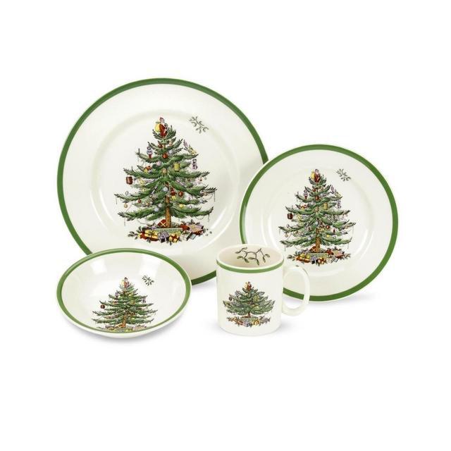 Spode Christmas Tree 4-Piece Place Setting