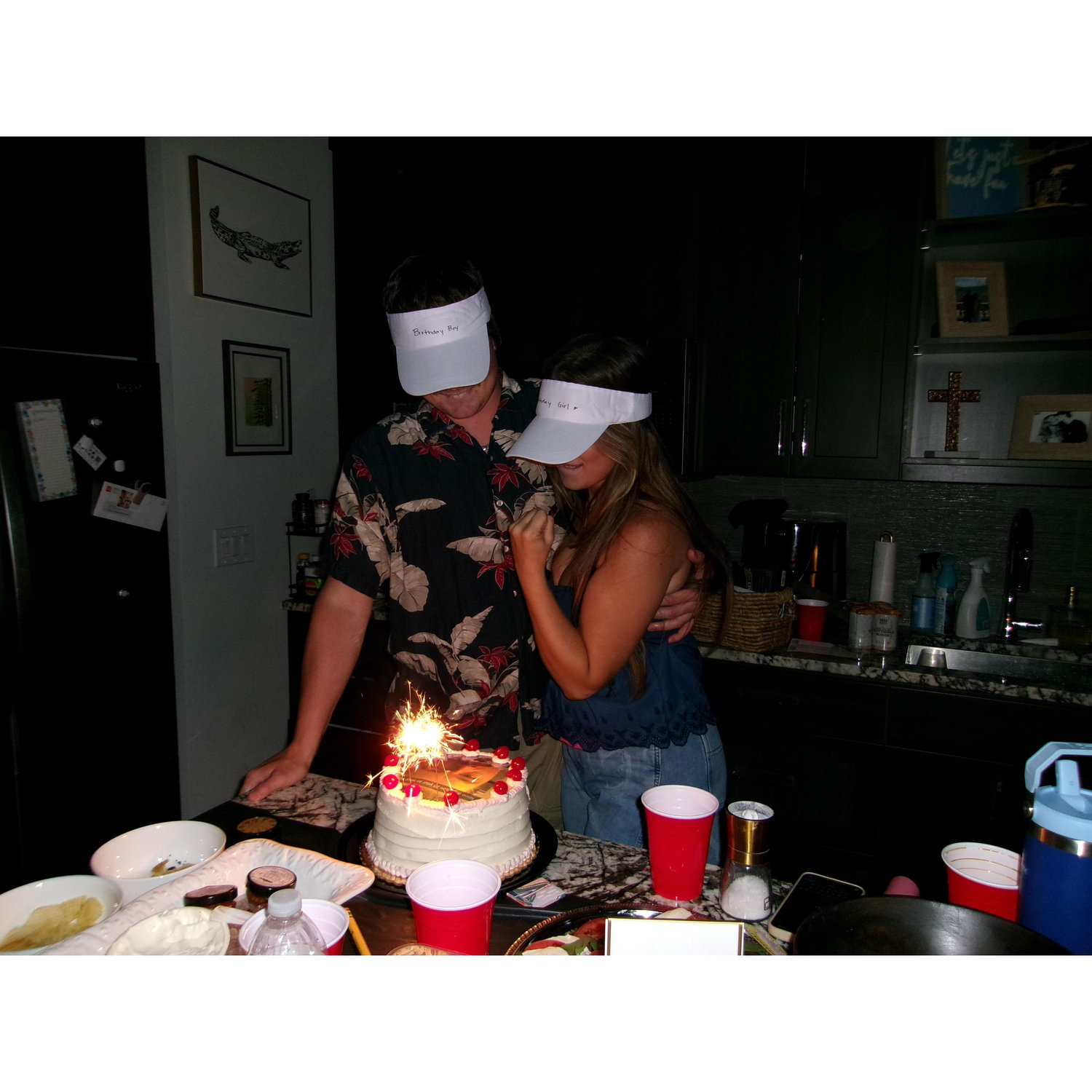 Our 25th birthday celebration and the day before the proposal!