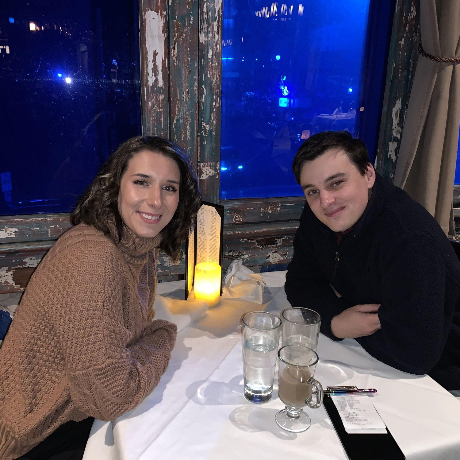 Celebrating Faith's birthday at our favorite restaurant, Itta Bena.