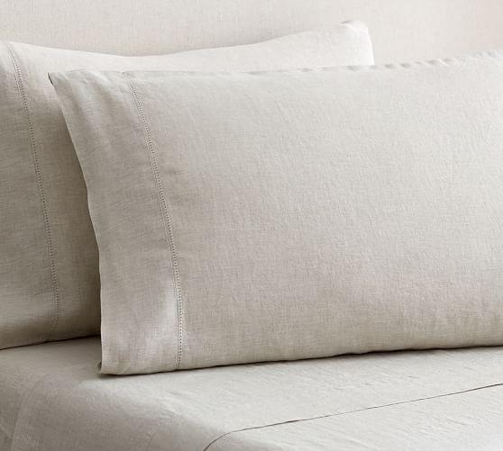 Belgian Flax Linen Pillowcases, King