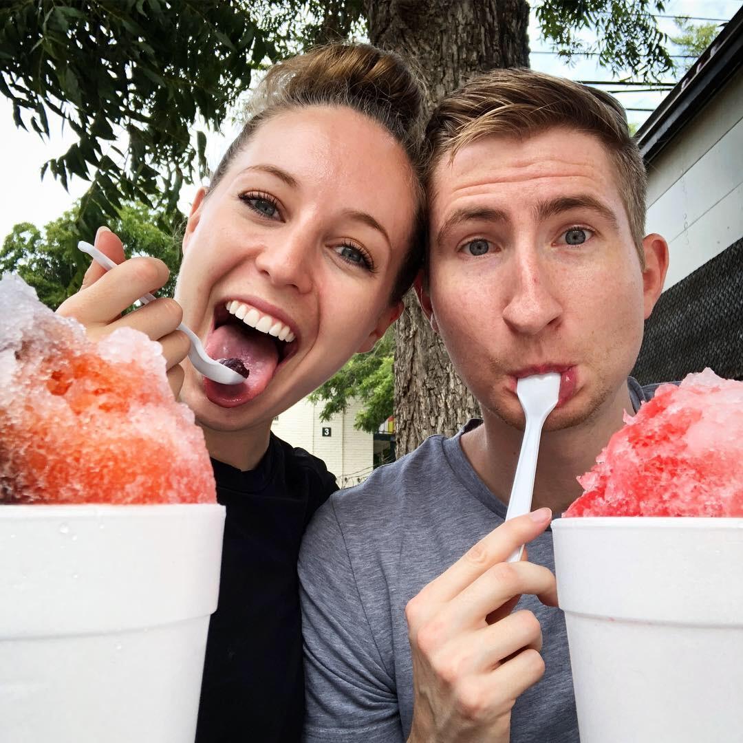 Jessica has always been a huge fan of snowcones!