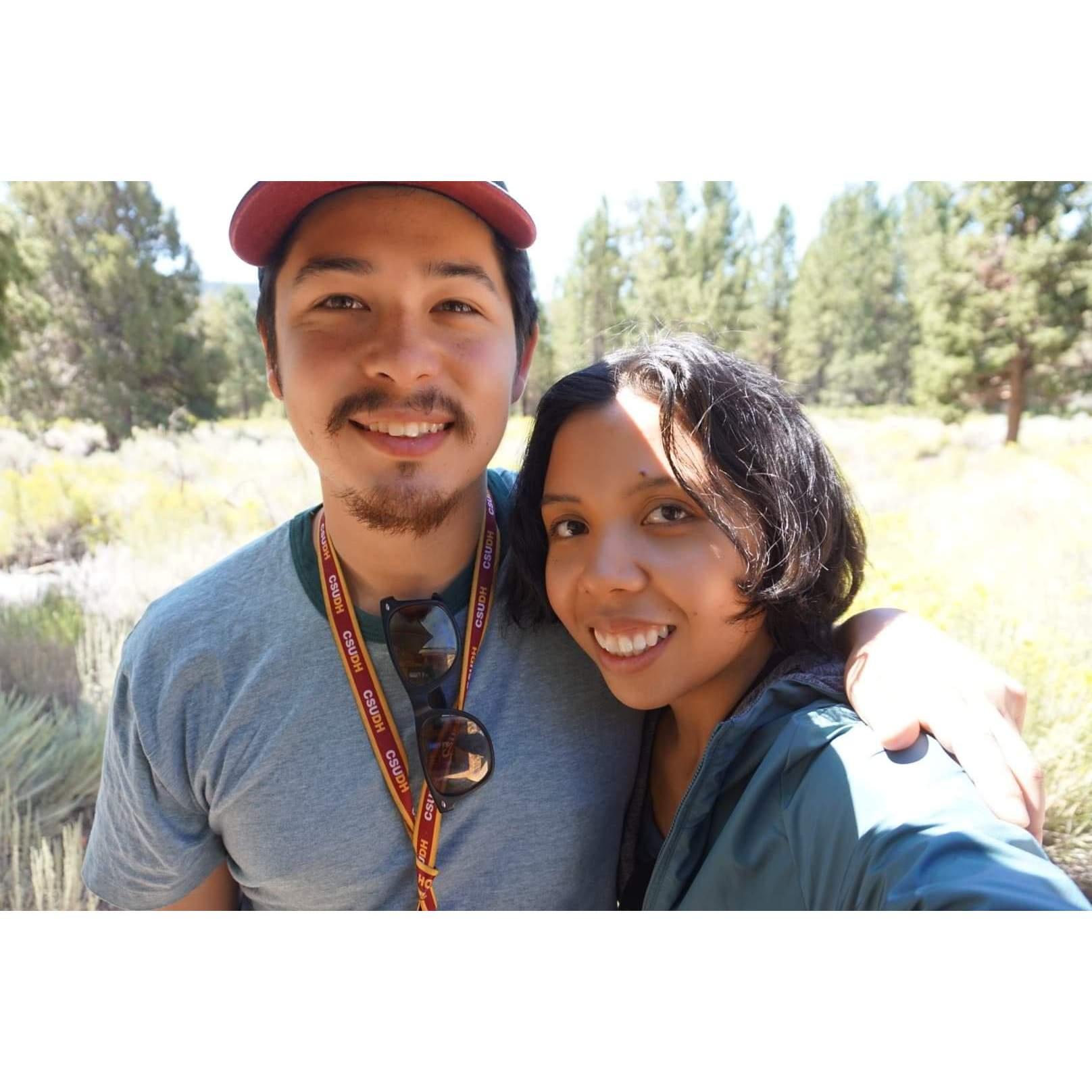 Josh took me camping for the first time at Big Bear and I fell in love <3