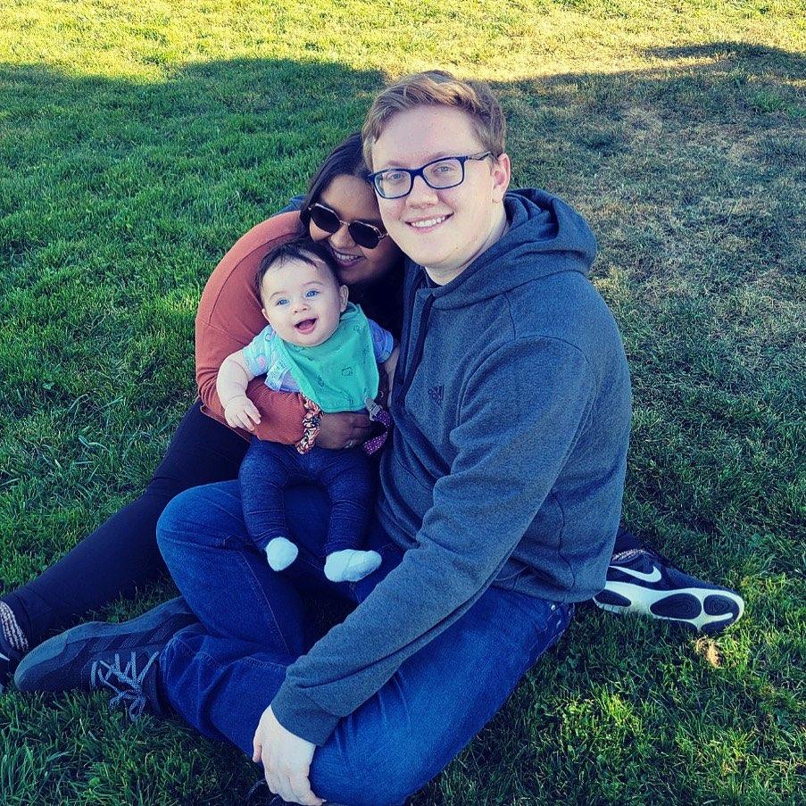 Carmen, Nick, and their Goddaughter, Carmela