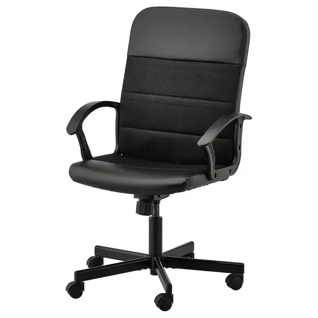 RENBERGET Swivel chair, Bomstad black