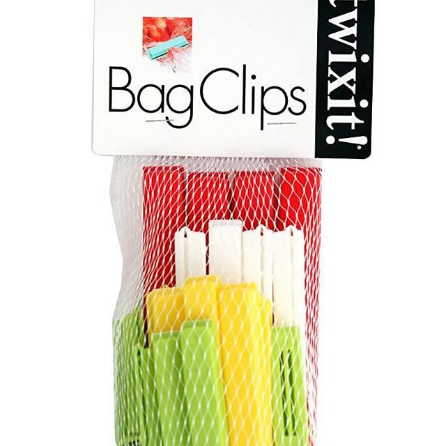 Linden Sweden Twixit! Bag Clips - Set of 20 - Keep Food Fresh, Prevent Spillage - Great for Storage and Organization - Microwave, Freezer and Dishwasher-Safe - BPA-Free