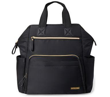 Skip Hop Mainframe Wide Open Backpack Diaper Bag, Black