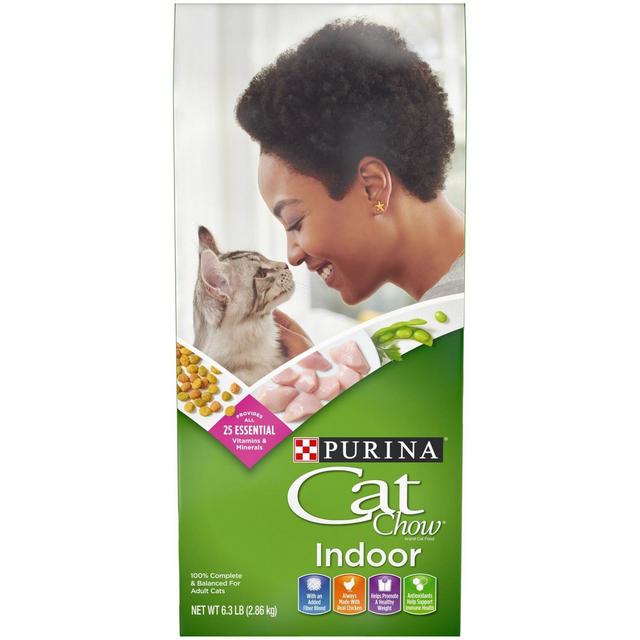 Purina Cat Chow Indoor Dry Cat Food - 6.3lbs