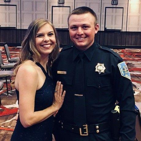 The first award ceremony in 2019 Carley was invited to where Britt received Distinguished Officer.