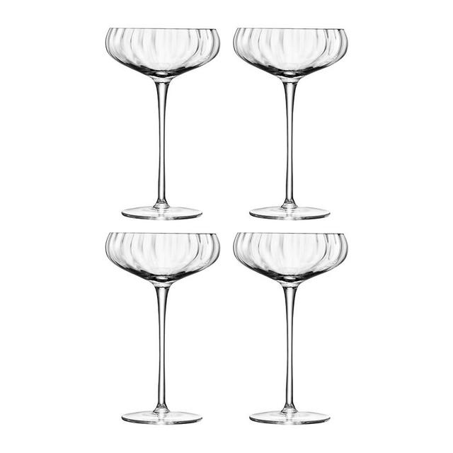 Aurelia Champagne Saucers - Set of 4 - AMARA