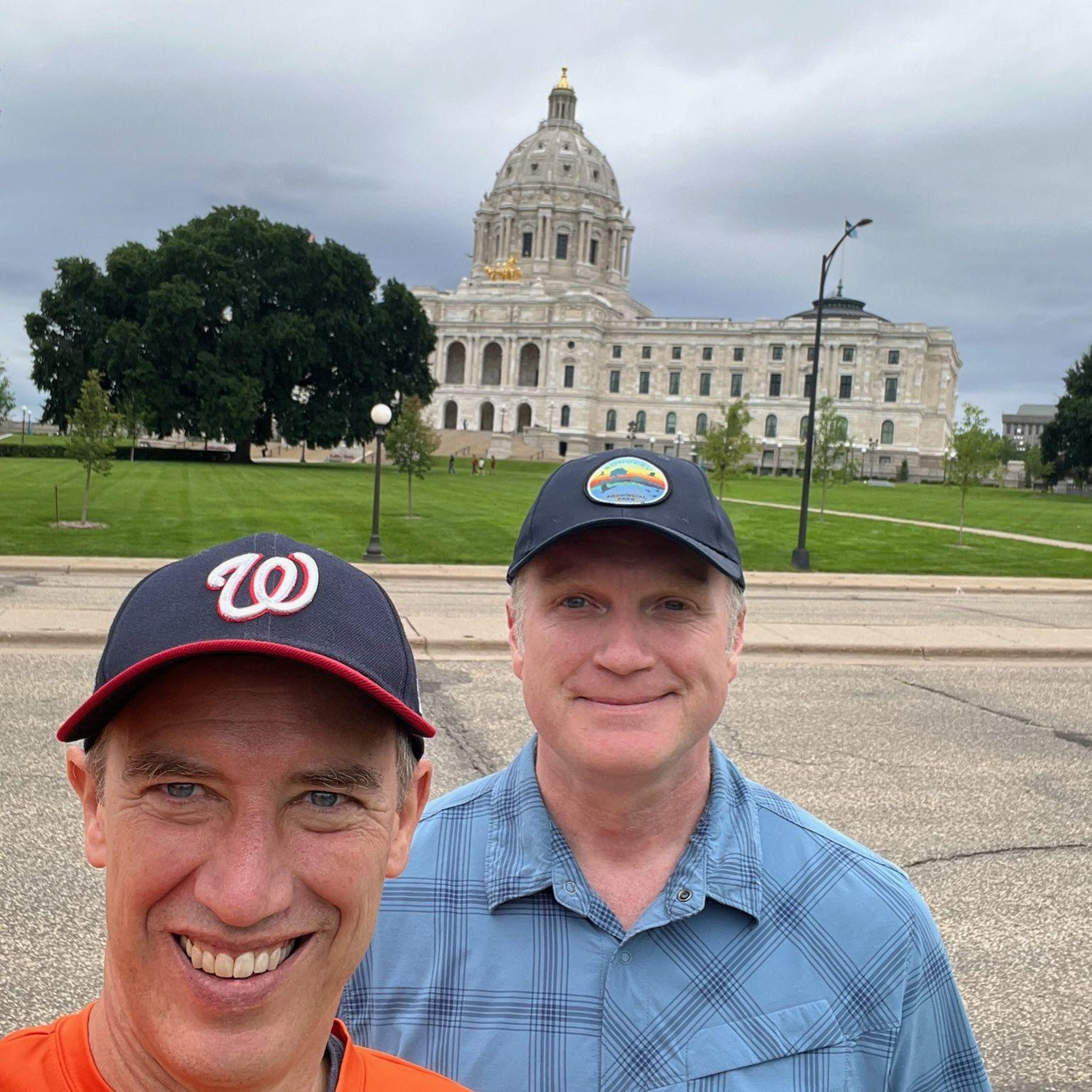 Part of our tour of state capitals.  This is the capital of Minnesota in St. Paul.