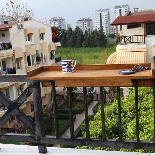 Balcony bar top, Balcony table, Railing table, Patio Bar, Grill Table, Balcony deck, Patio Table, for square and round railing