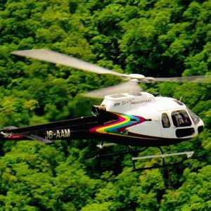 Helicopter Transfer from the Airport on our Honeymoon
