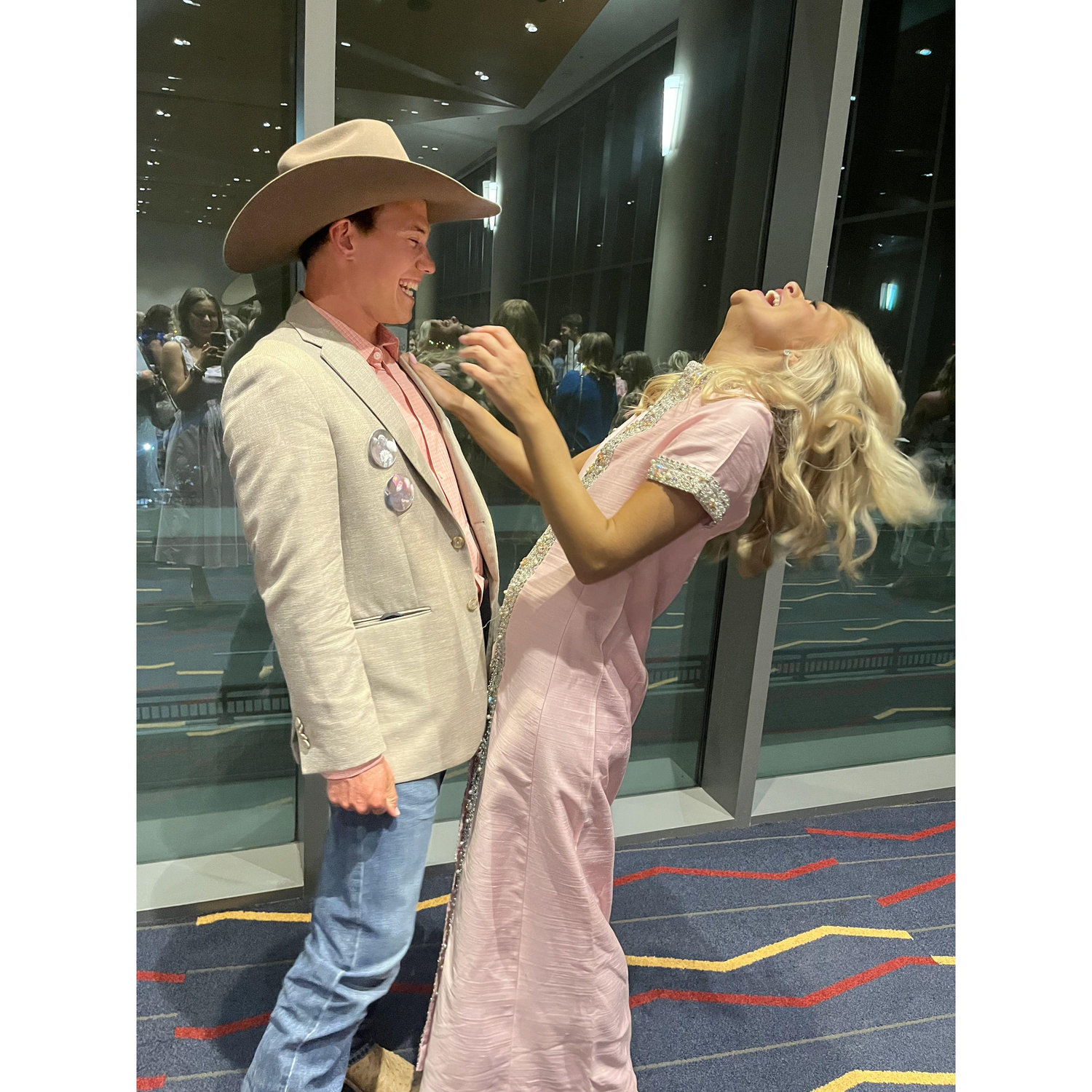 At Miss Arkansas! My favorite part of each night was seeing him!