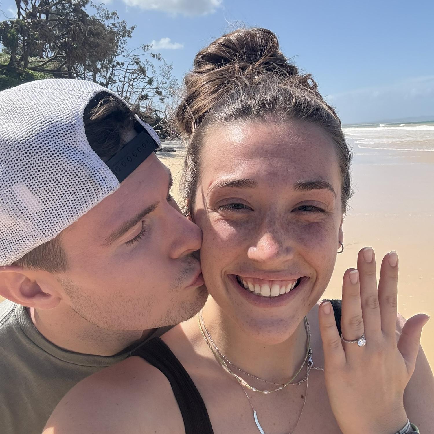 As if being engaged wasn't exciting enough, we jumped on an airplane two days later to head down to Australia!