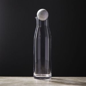 Gilda Marble and Glass Decanter-Pitcher