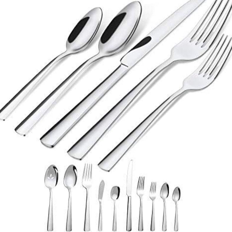 45-Piece Silverware Flatware Cutlery Set