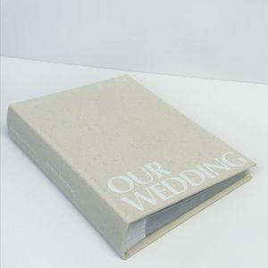 Wedding Photo Album in classic linen