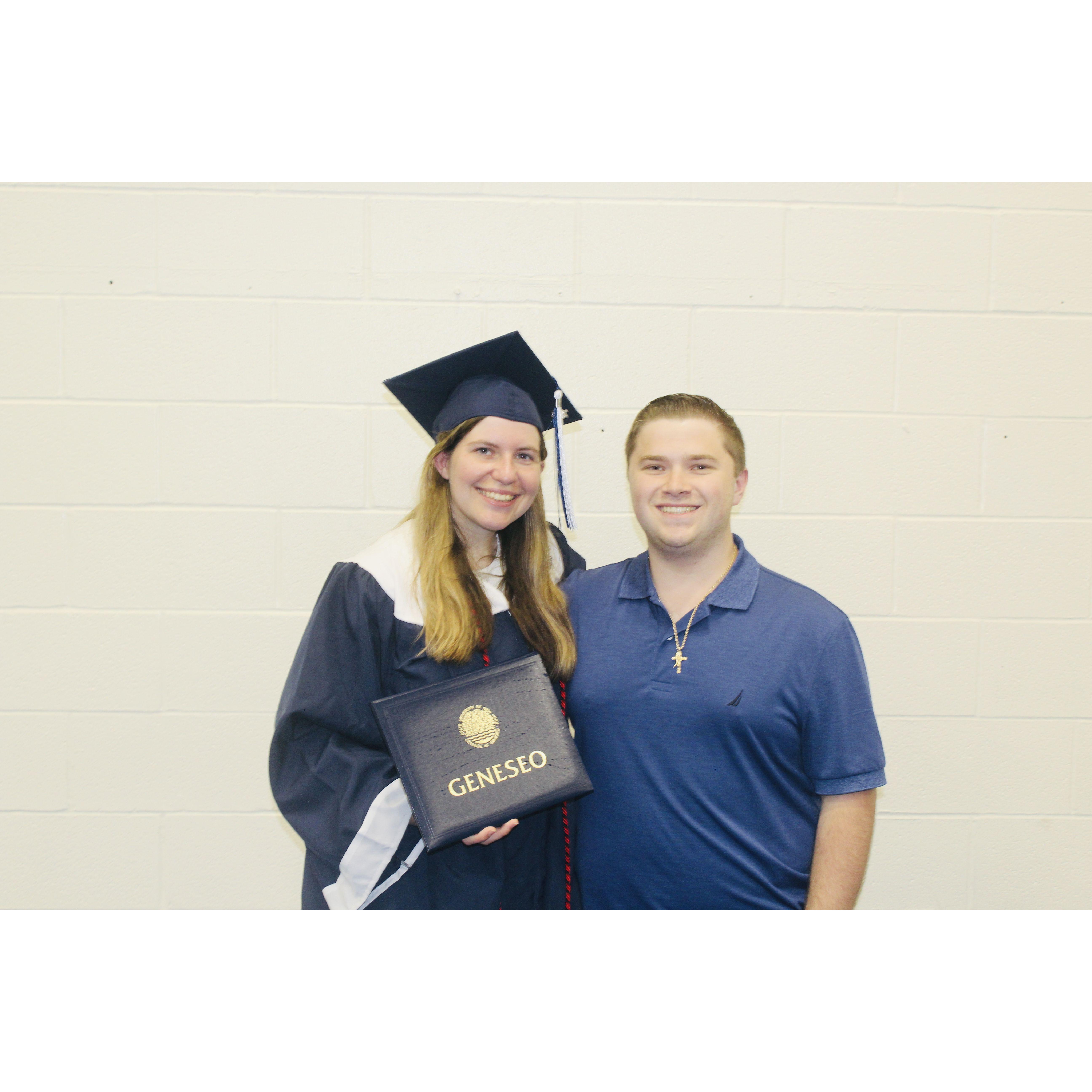 Amanda's college graduation