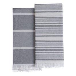 Better Homes & Gardens Fringed Metal Night Kitchen Towels, Set of 2