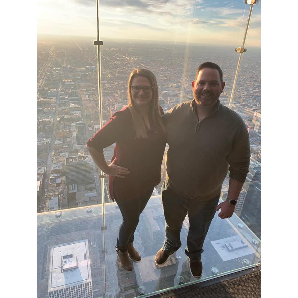 In Chicago - trying to get over that fear of heights again! - 2019