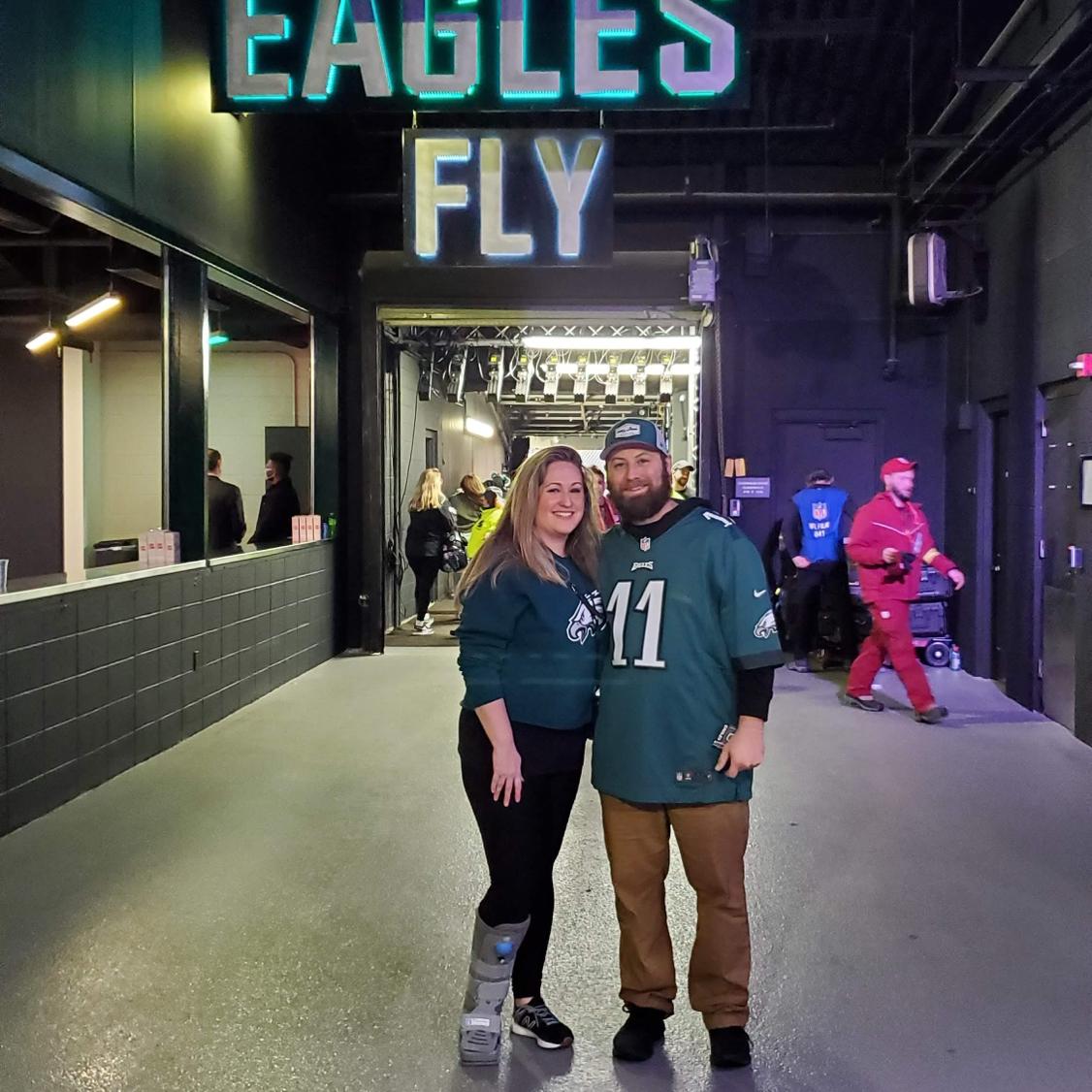 First Eagles Game Together - Nov. 2022