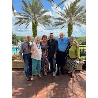 Pierre, Lilliane, Chantal, Paul, Frank, and Christine