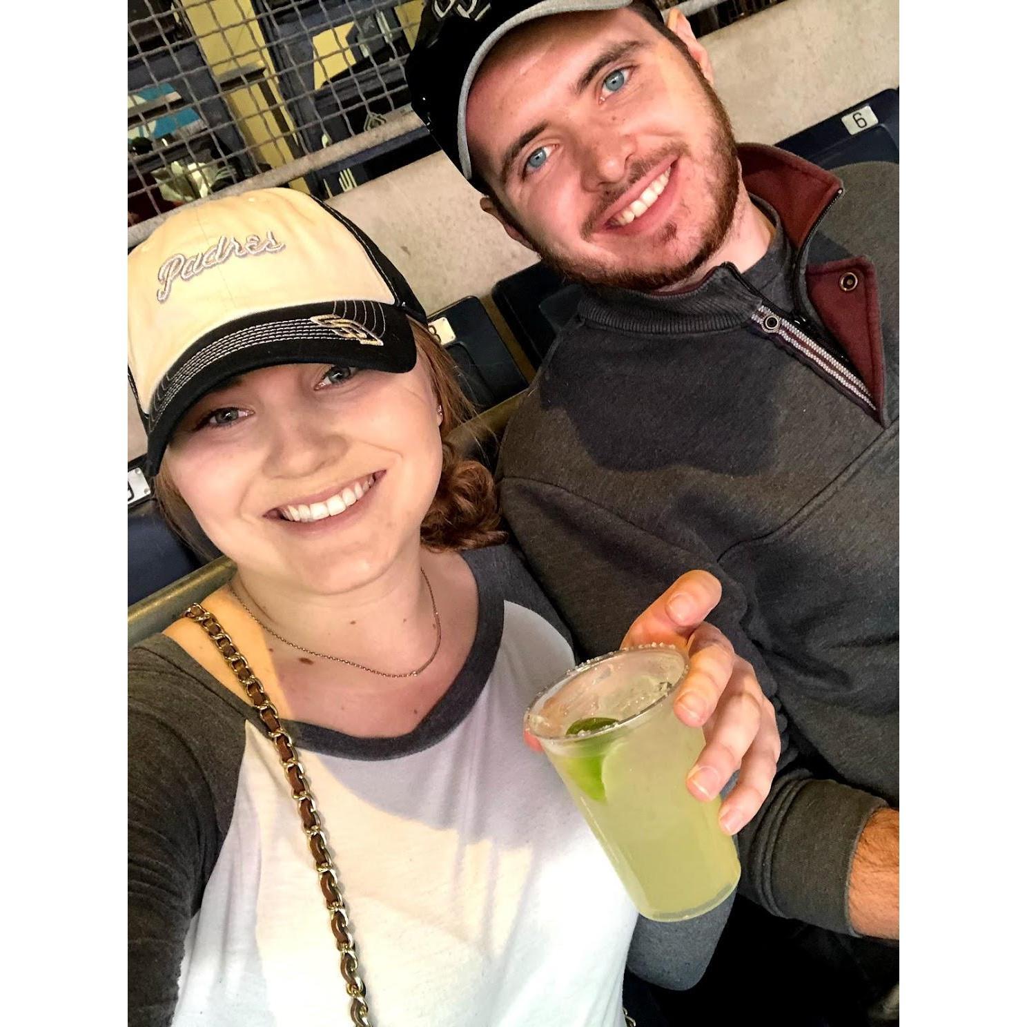 1st Padres game enjoying our season ticket holder seats 2019