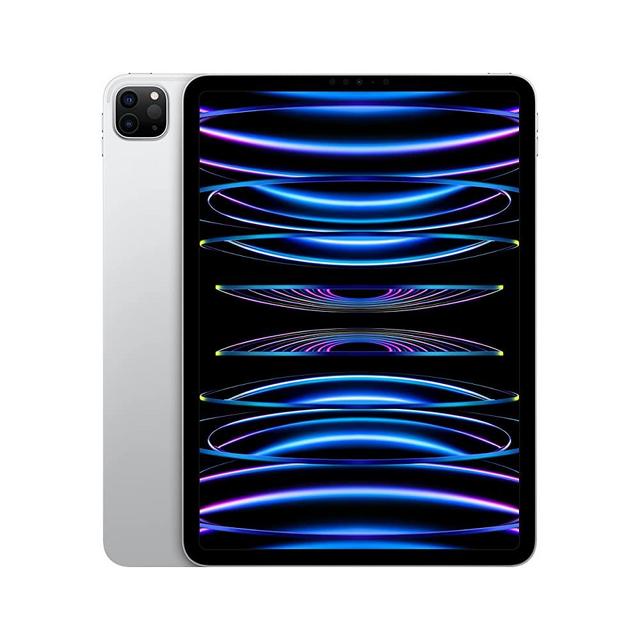 Apple iPad Pro 11-inch (4th Generation): with M2 chip, Liquid Retina Display, 128GB, Wi-Fi 6E, 12MP front/12MP and 10MP Back Cameras, Face ID, All-Day Battery Life – Silver