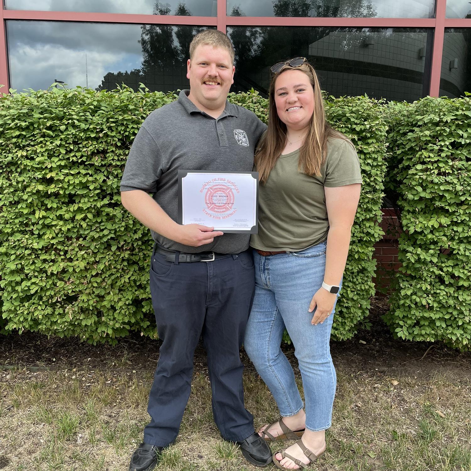 Cody graduated from Fire Academy! - July 15, 2023