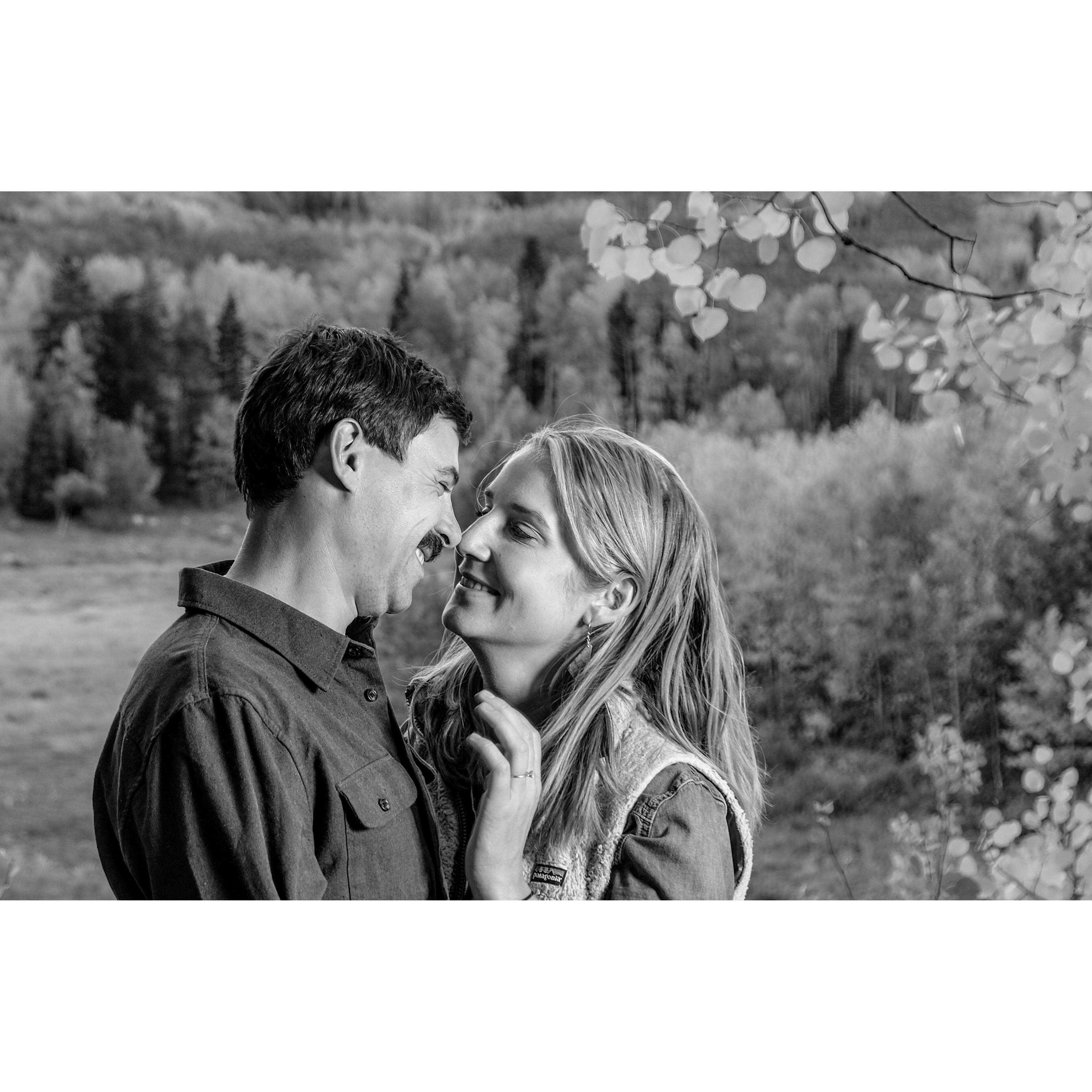 Alex's talented dad, Ilya, took our engagement photos this past fall in Colorado!