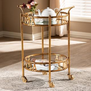 Bellamy 2-Tier Mobile Bar Cart