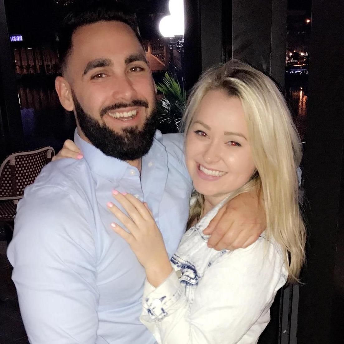 Our first photo together in October 2017!