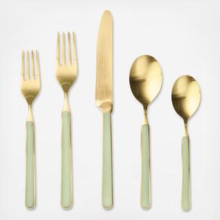 Fantasia Ice Oro 20-Piece Flatware Set, Service for 4