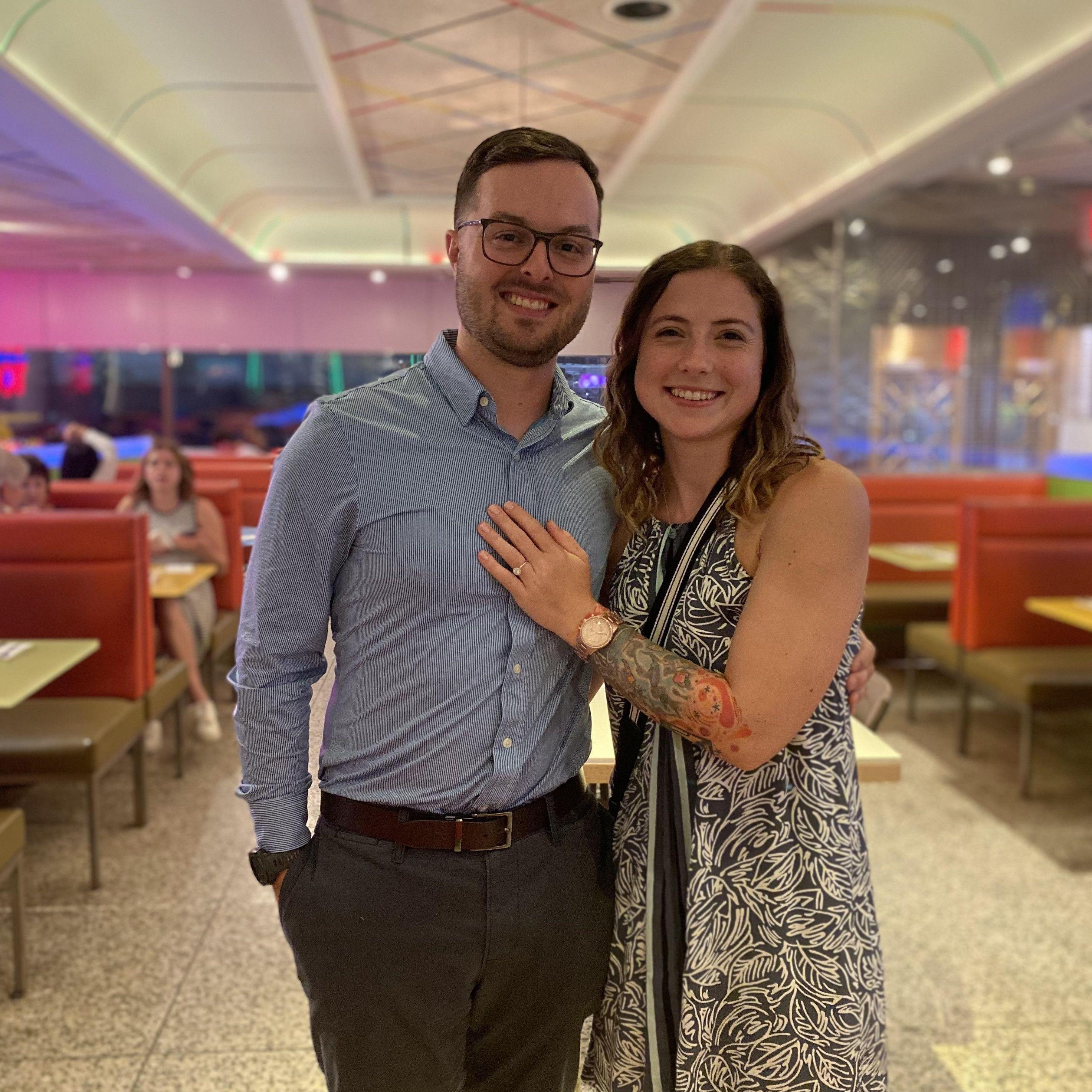 Inside the Tik Tok Diner, Mara and Steven used to enjoy their favorite delicious Cheesecake while studying in Culinary School!