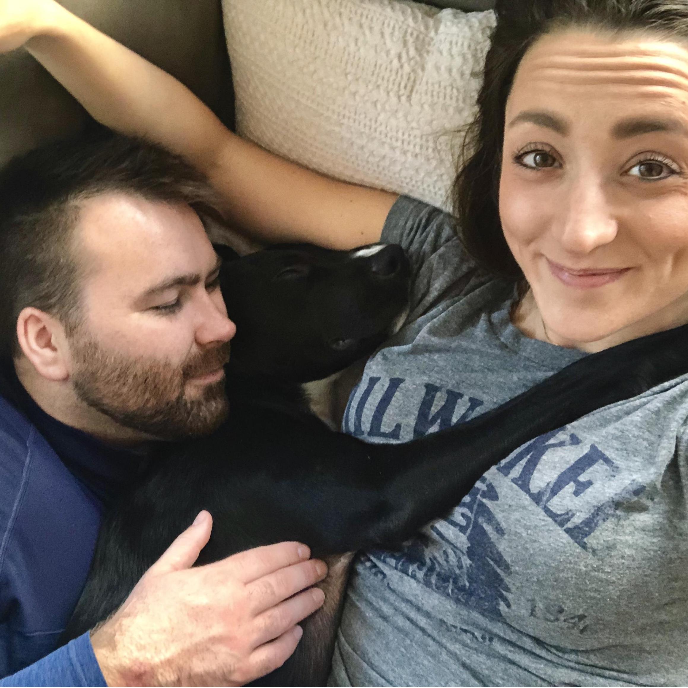 Family cuddles - December 2018